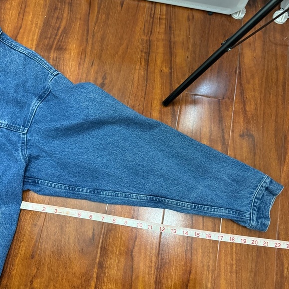 Disneyland Vintage Denim Mickey Mouse American Flag Jacket Size Large - Picture 8 of 8